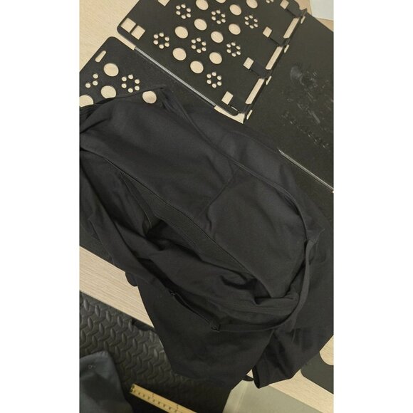 Athleisure Athletic  Black Spaghetti Strap Mini Dress Shorts Shelf Bra XL - Picture 6 of 8